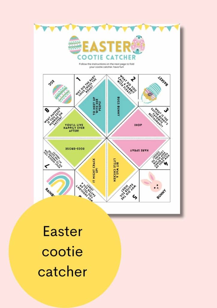 easter cootie catcher