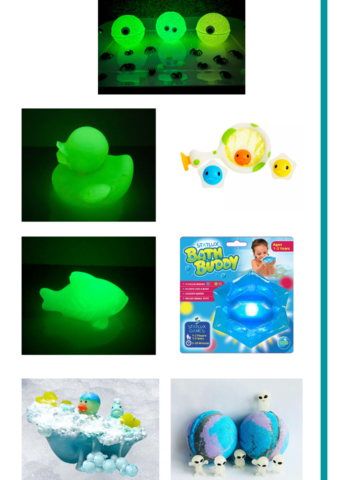 Glow in the Dark Bath Toys