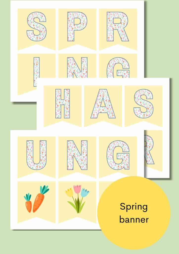 spring banners