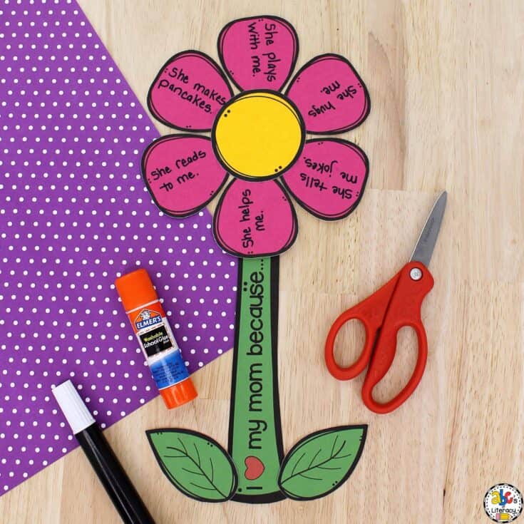 Image for Mother’s Day Flower Craft & Writing Activity