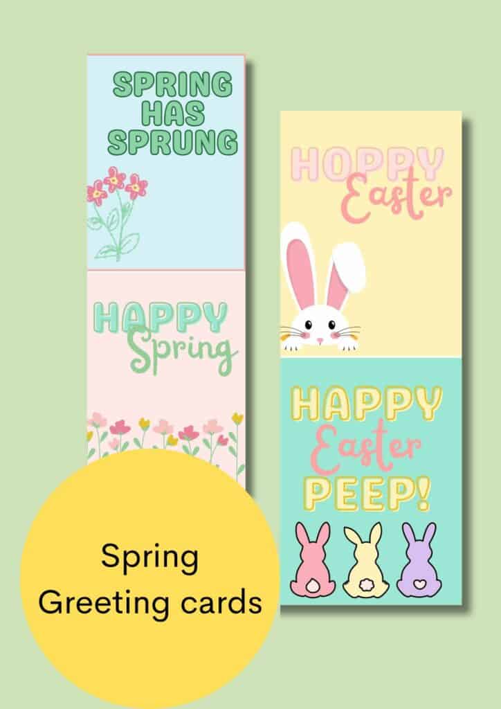 spring greeting cards