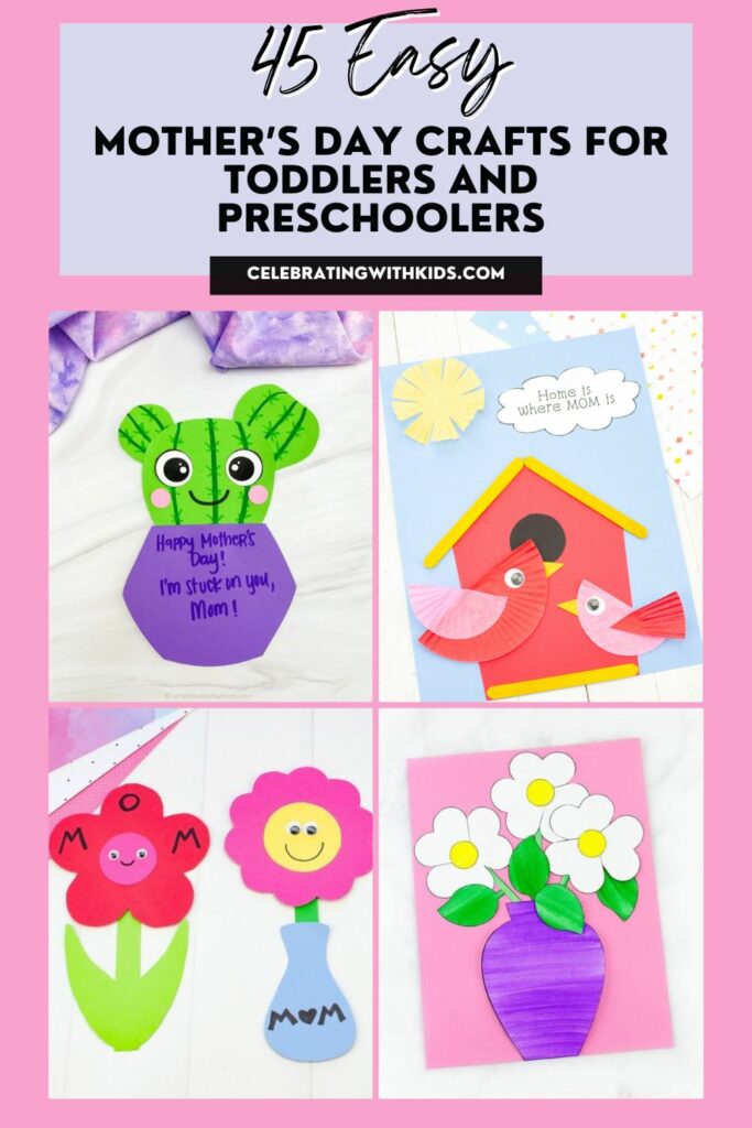 Mother's Day Crafts for Toddlers and Preschoolers