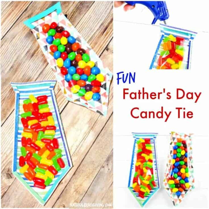 Image for The Best DIY Father’s Day Card – Father’s Day Candy Tie
