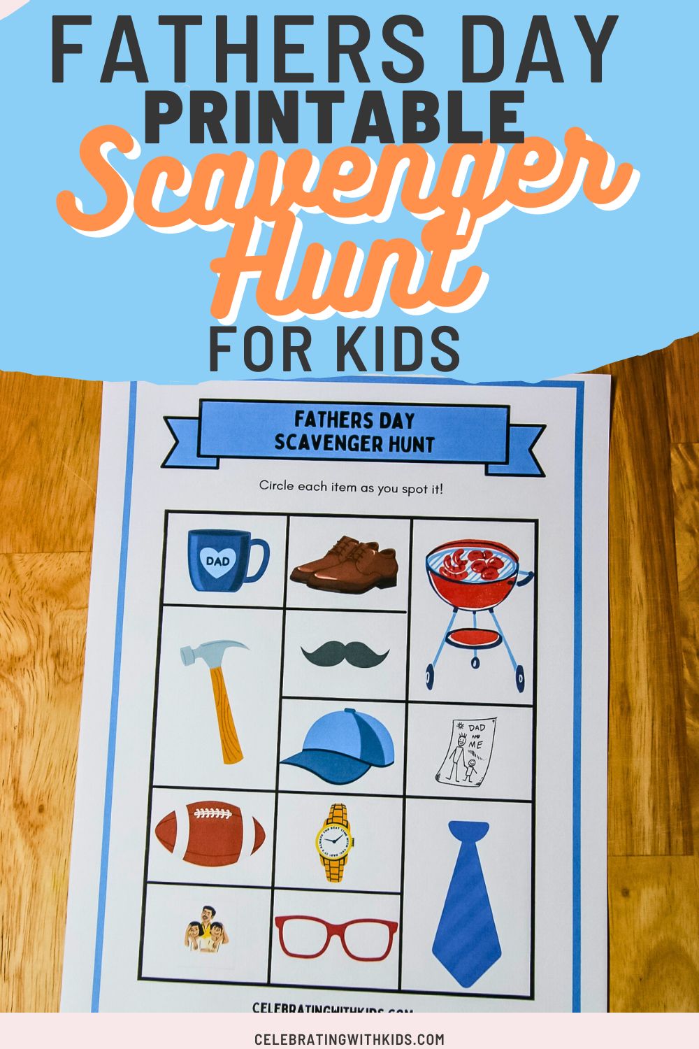 Fathers Day scavenger Hunt