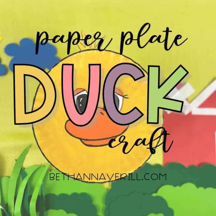 Image for Paper Plate Duck Craft for Preschoolers