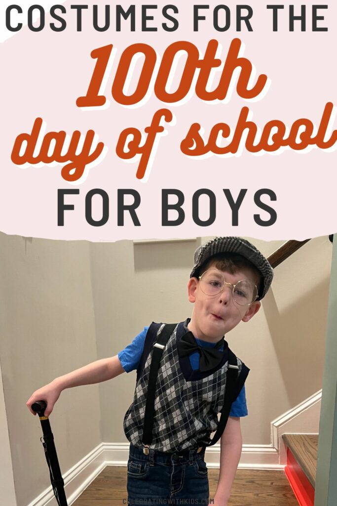 costumes for the 100th day of school for boys
