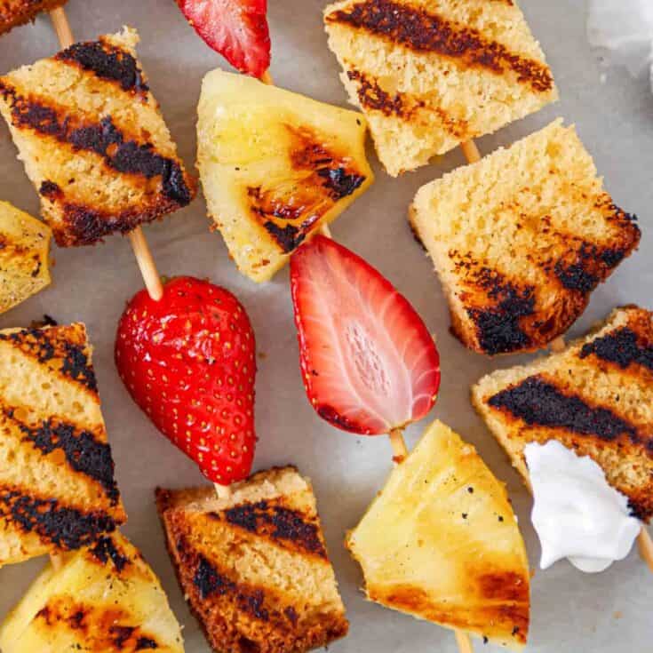 Image for Grilled Pound Cake Kabobs