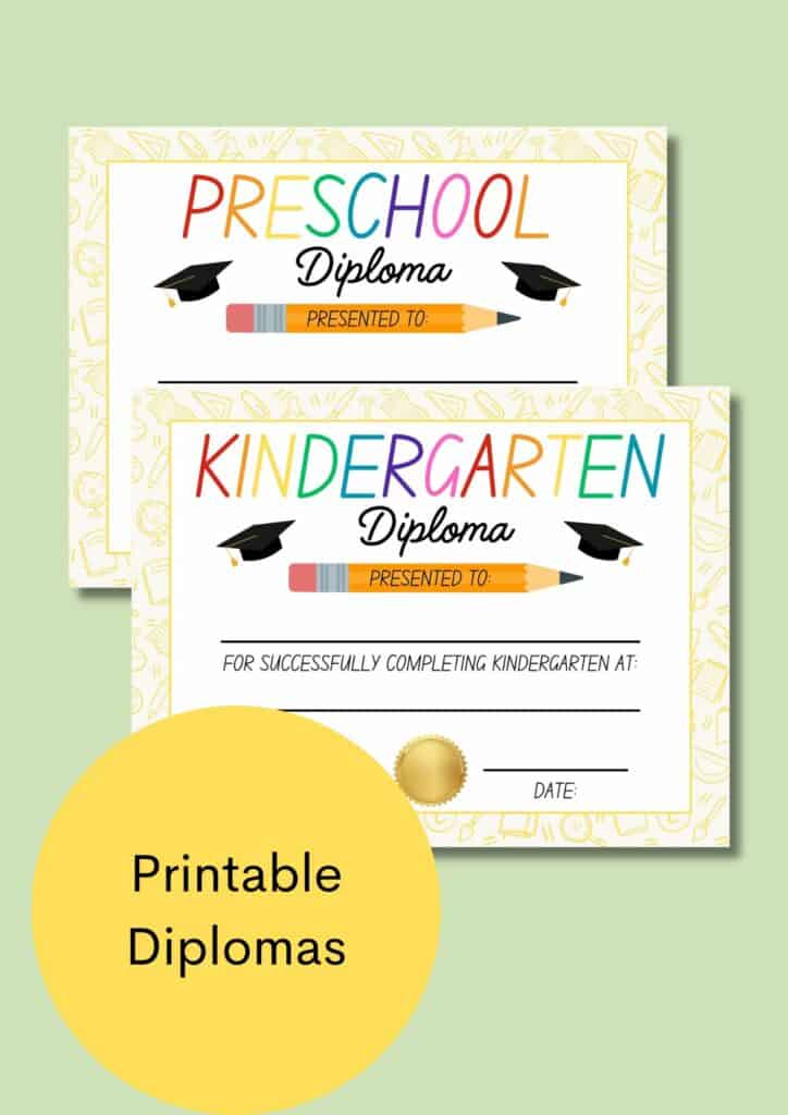 graduation diplomas