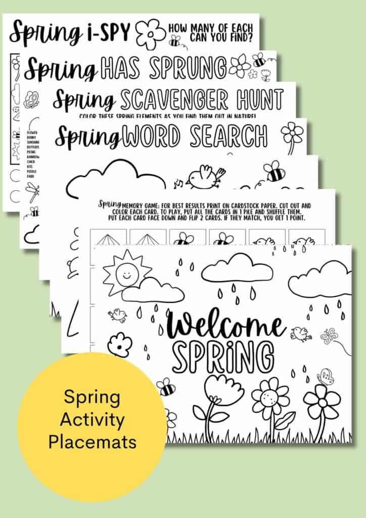 spring placemats