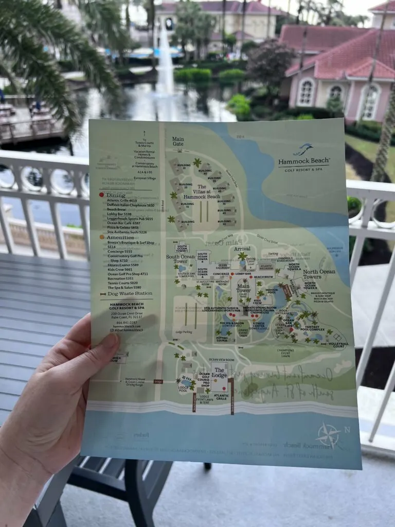 map of hammock beach resort