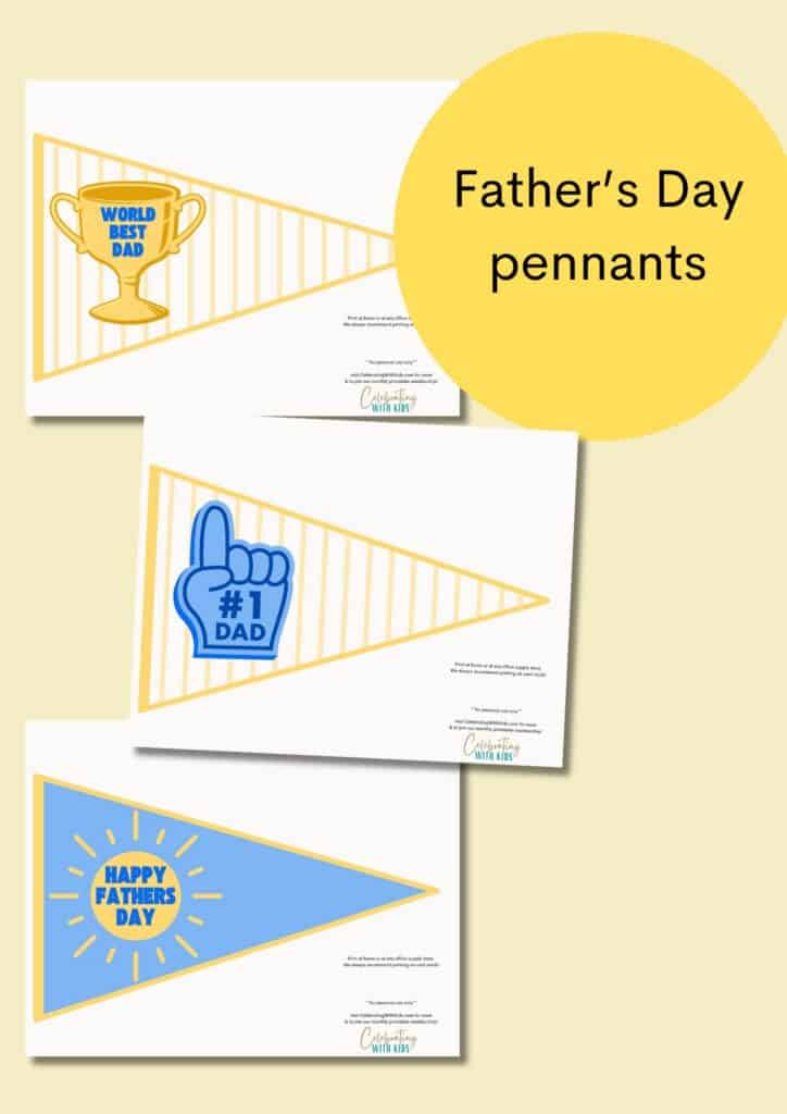 fathers day pennants