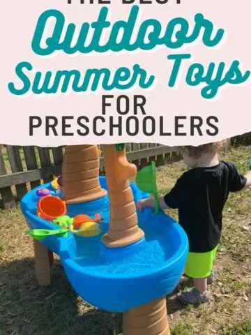 outdoor summer toys for preschoolers