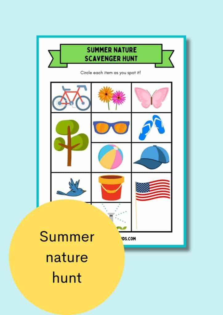 summer nature hunt