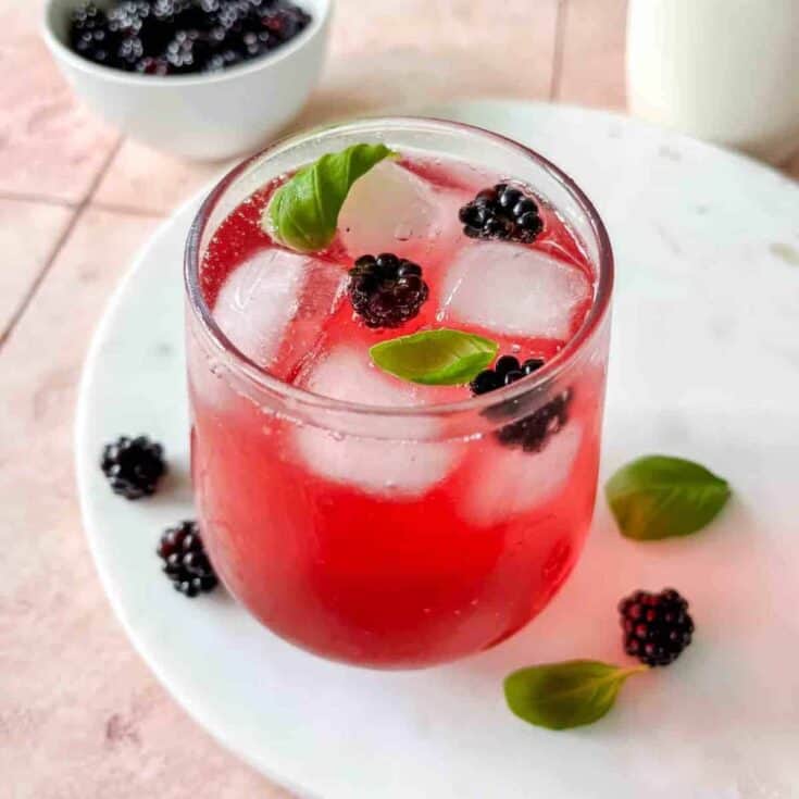Image for Sparkling Blackberry Mocktail