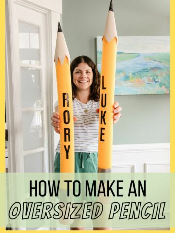 How to Make a Pool Noodle Pencil