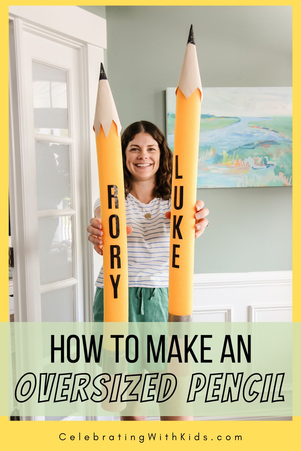 How to Make a Pool Noodle Pencil