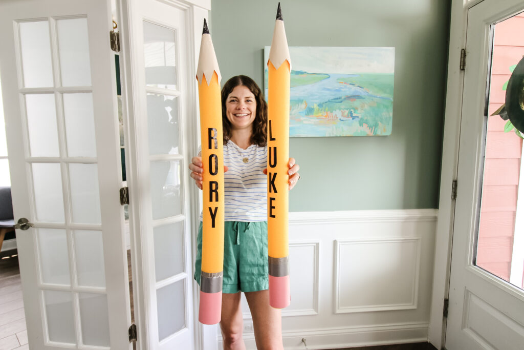 DIY Oversized Pool Noodle Pencil