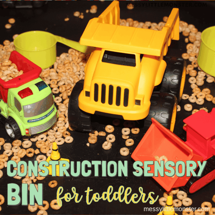 Image for Construction Sensory Bin for Toddlers