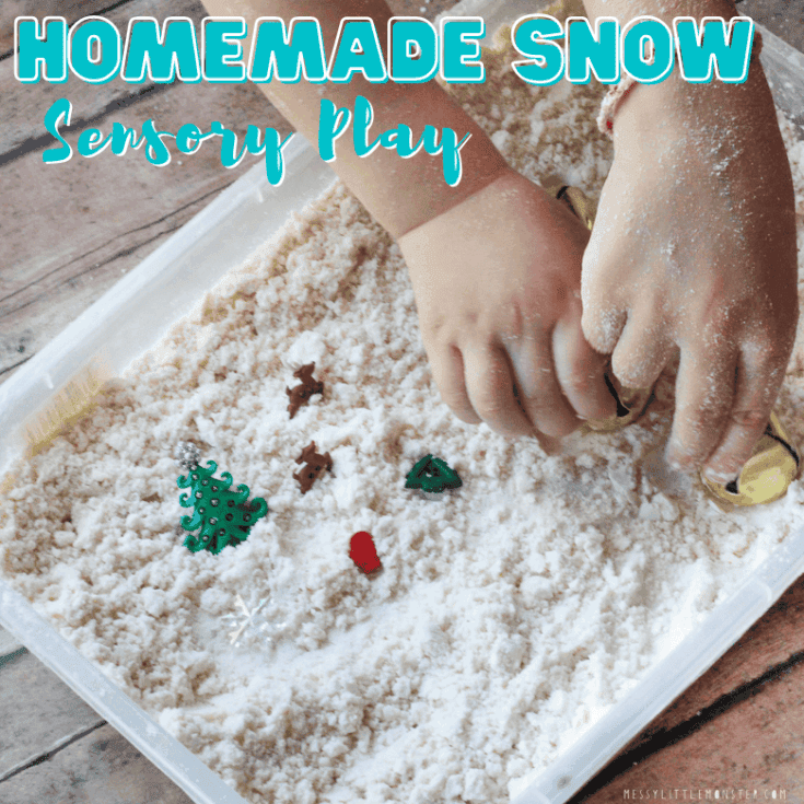 Image for Homemade Snow Sensory Play