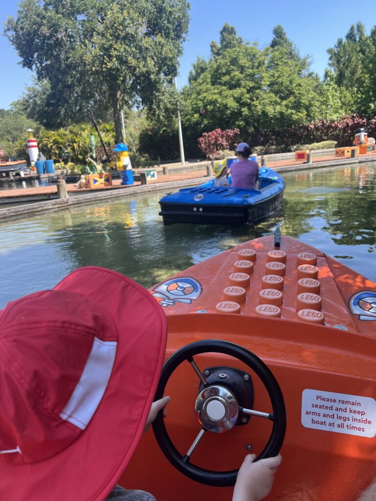 Legoland coast guard boat ride