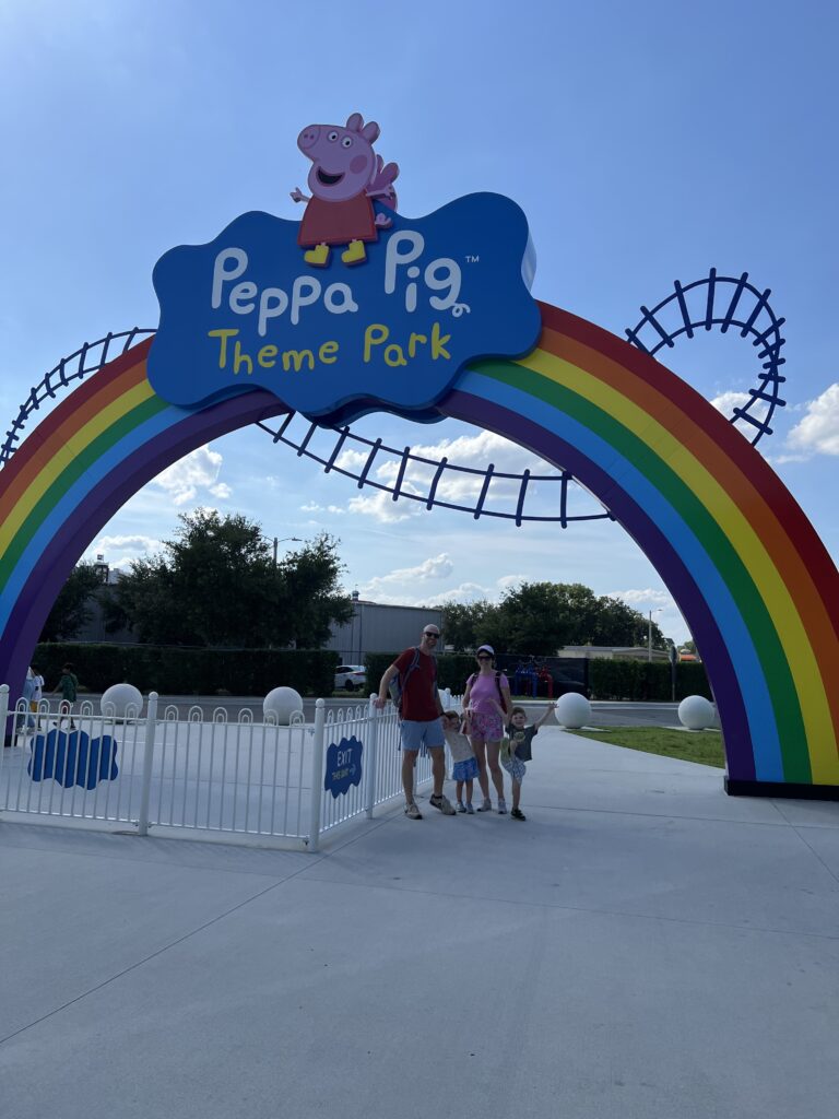 Entrance to Peppa Pig Theme Park