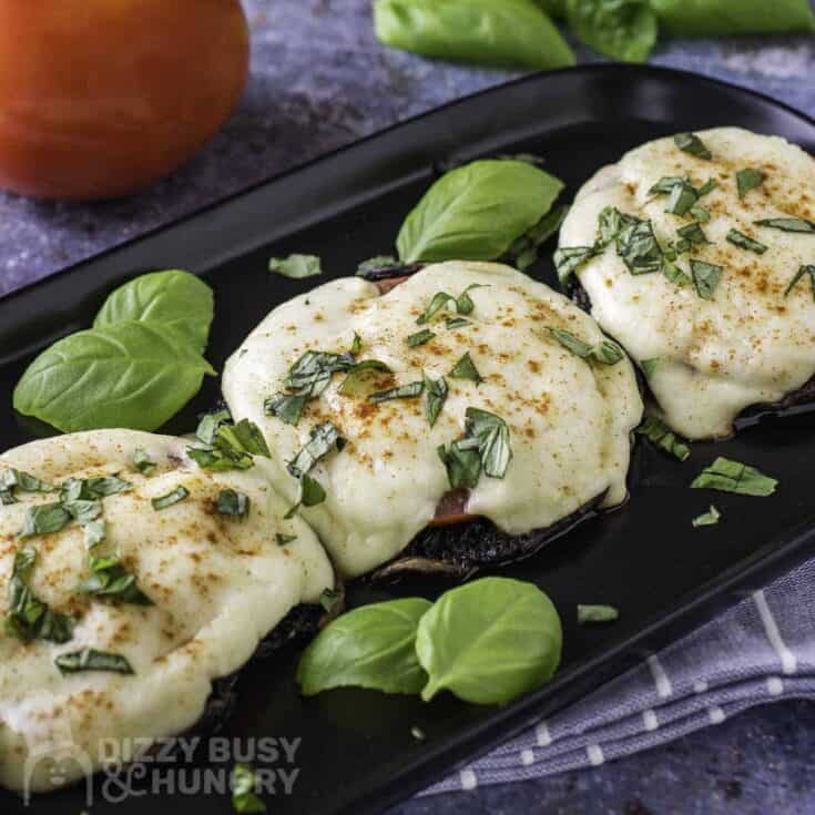 Image for Caprese Stuffed Baked Portobello Mushrooms