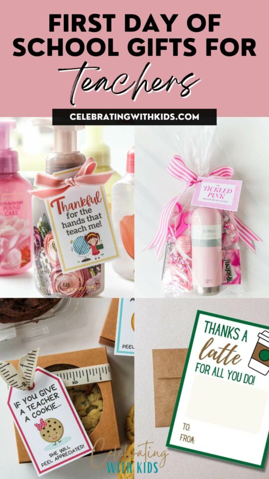 8 First Day of School Gifts for Teachers That Wow - Celebrating with kids