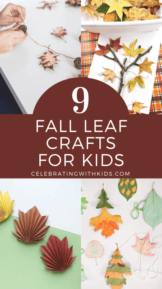 9 Fall Leaf Crafts for Kids: Simple Activities - Celebrating with kids