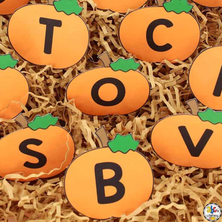 Image for Pumpkin Alphabet Sensory Bin
