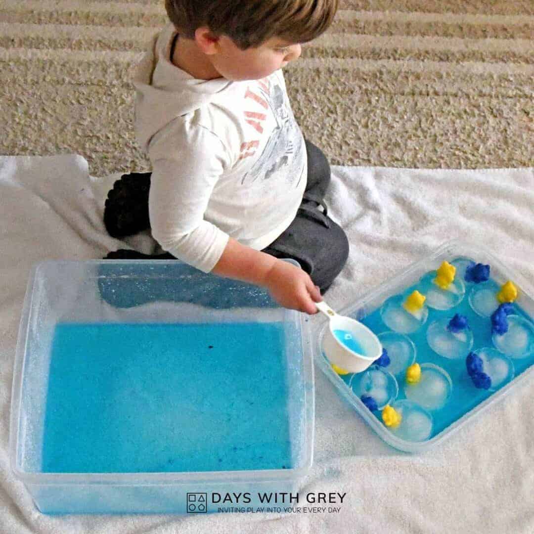 Sensory Ice Play Kit - Fun Educational Activity For Kids, Toddler Sensory Play Toys For Motor Skills & Learning - View #6
