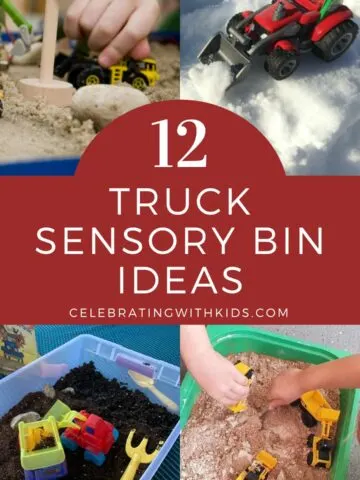 best truck sensory bin ideas