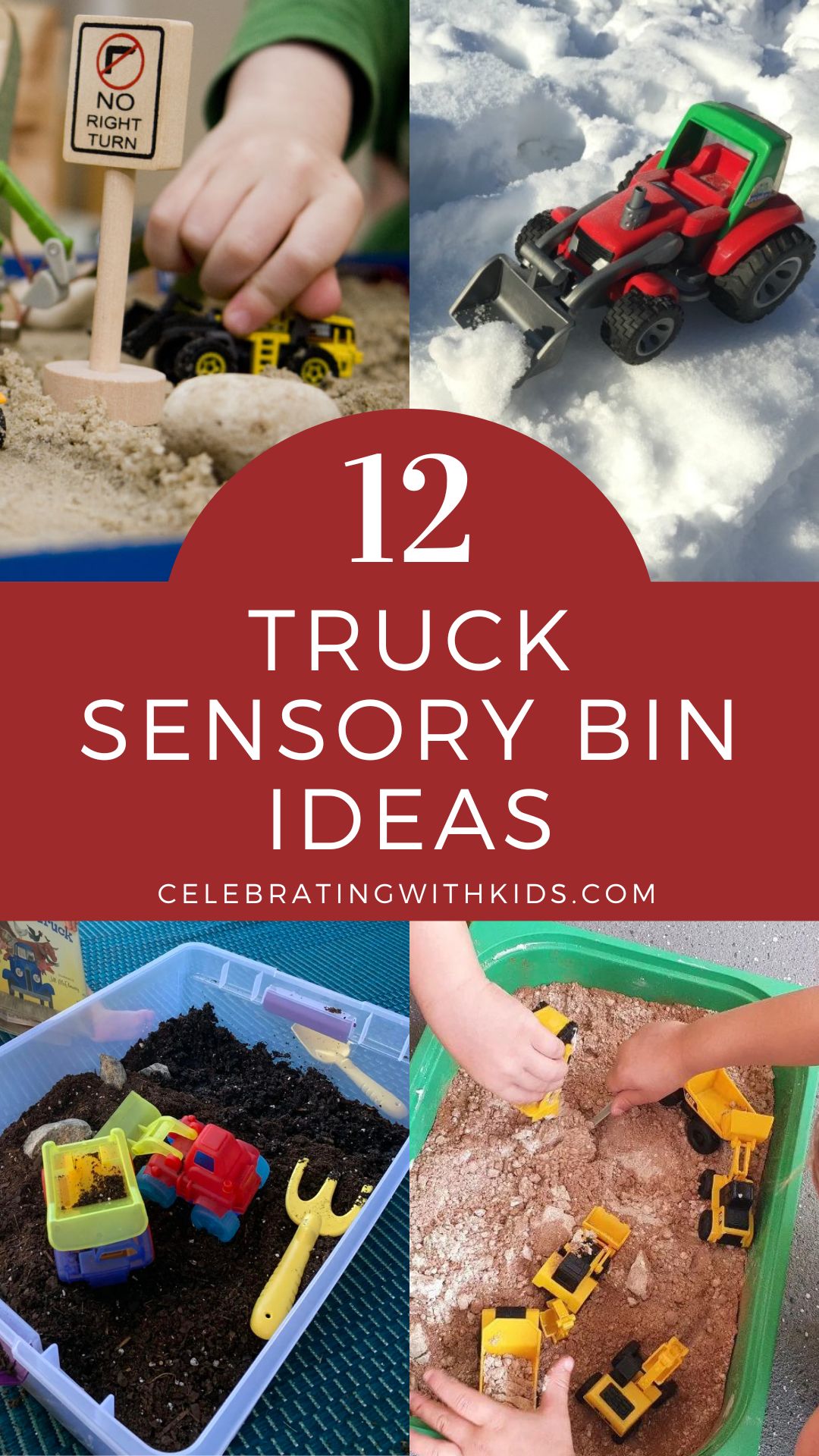 best truck sensory bin ideas