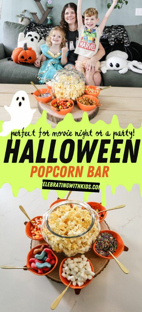 halloween popcorn bar