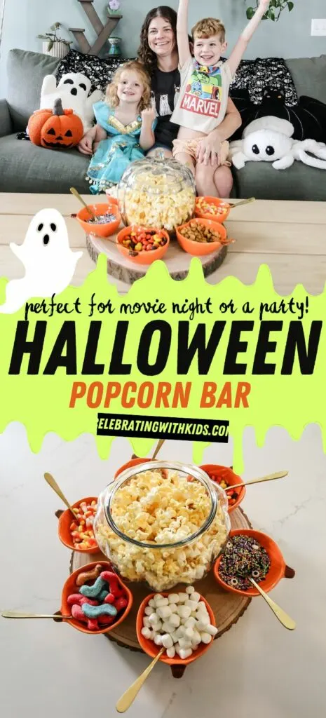 halloween popcorn bar