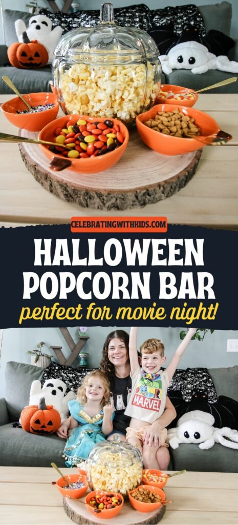 halloween popcorn bar