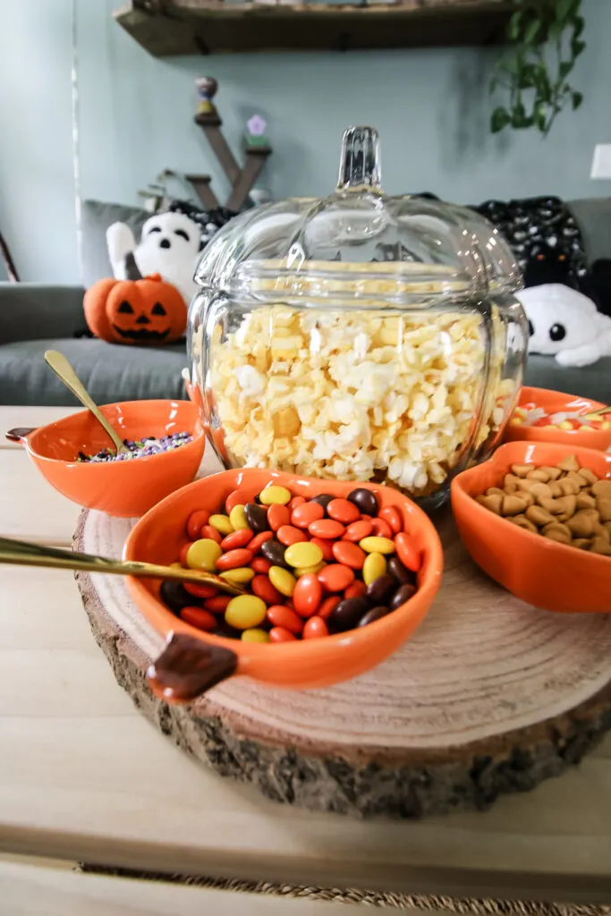 halloween popcorn bar