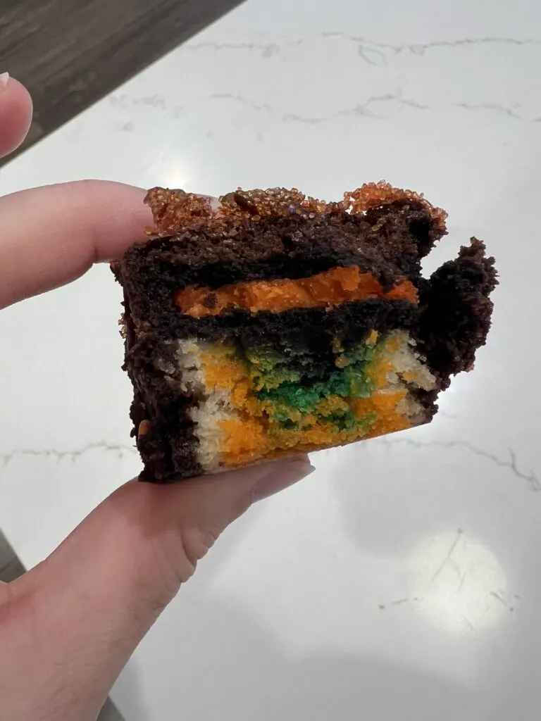 halloween cookie brownie