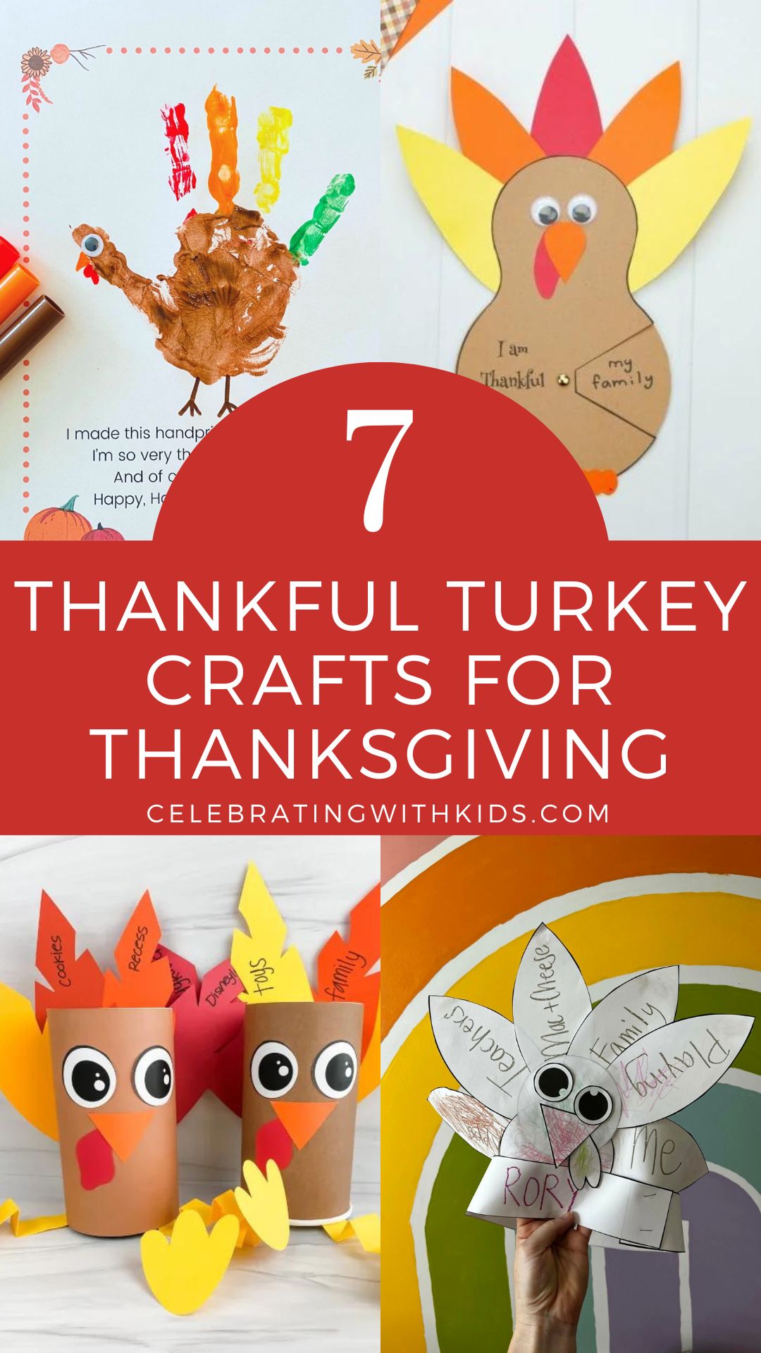 Thankful Turkey crafts for Thanksgiving