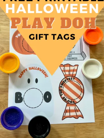 halloween play doh gift tags