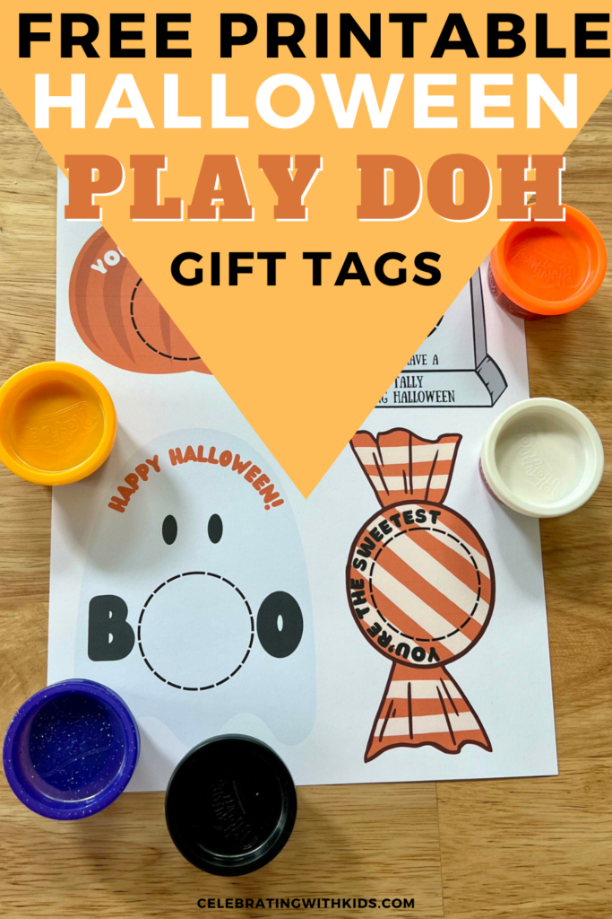 halloween play doh gift tags