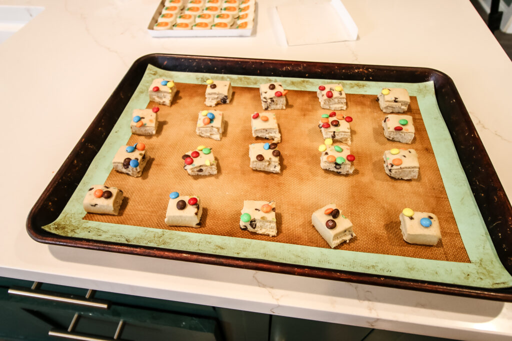 double stacked halloween cookies