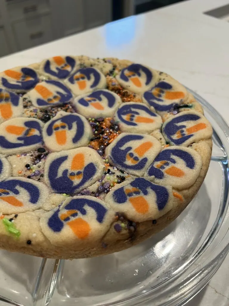 easy halloween cookie cake