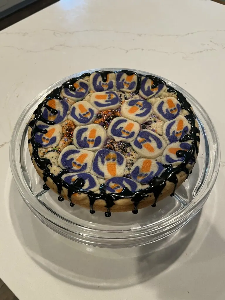 halloween cookie cake