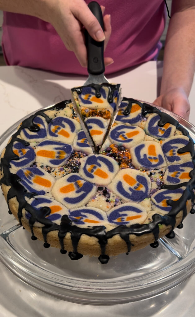 easy halloween cookie cake