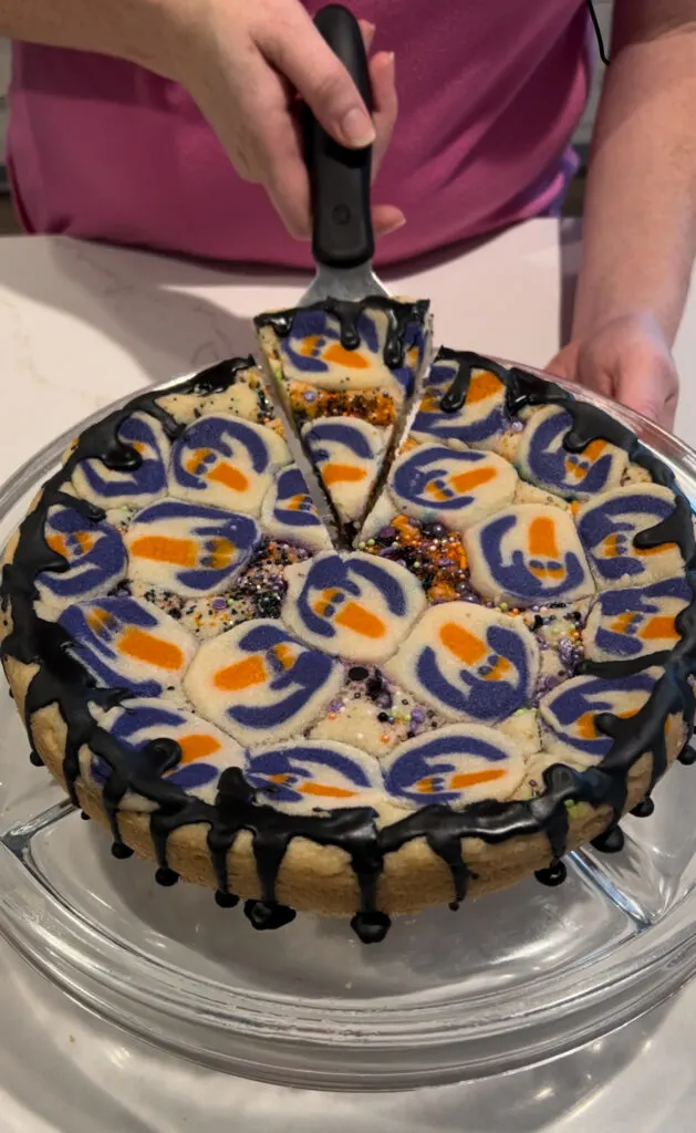 easy halloween cookie cake