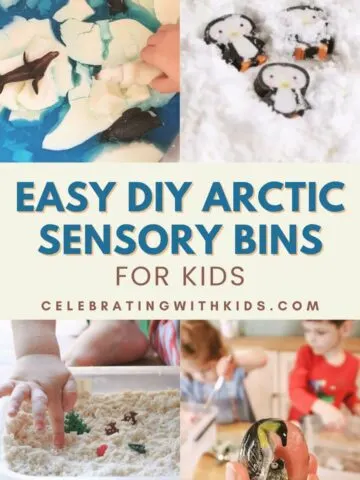 best arctic sensory bins for kids