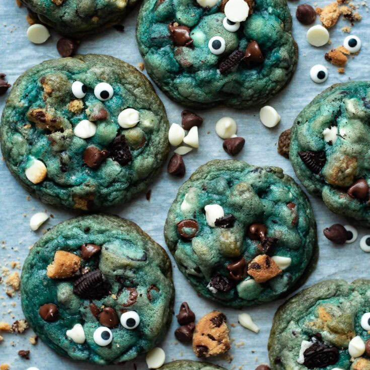 Image for Easy Cookie Monster Cookies Recipe