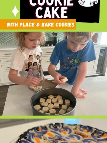 how to make a halloween cookie cake