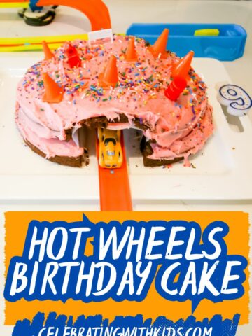 Hot wheels birthday cake