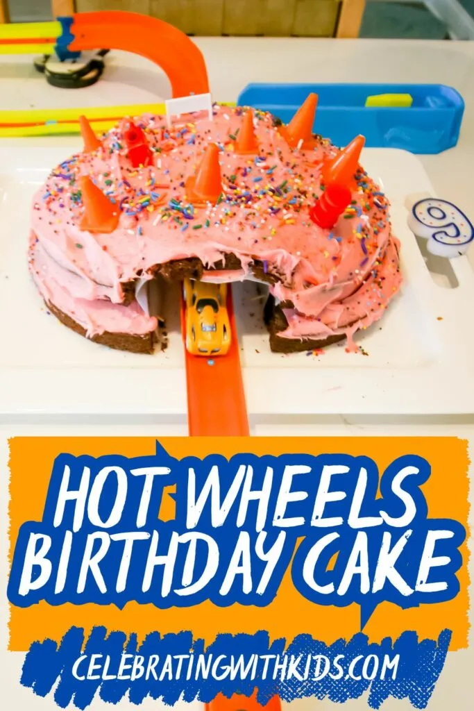 Hot wheels birthday cake